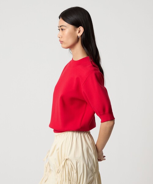 EMMEL REFINES（エメルリファインズ）の「＜EMMEL REFINES＞EM ミラノリブ パフスリーブ ニットプルオーバー（ニット/セーター・レディース・ブラウン/レッド/オレンジ・FREE）」の13枚目の写真