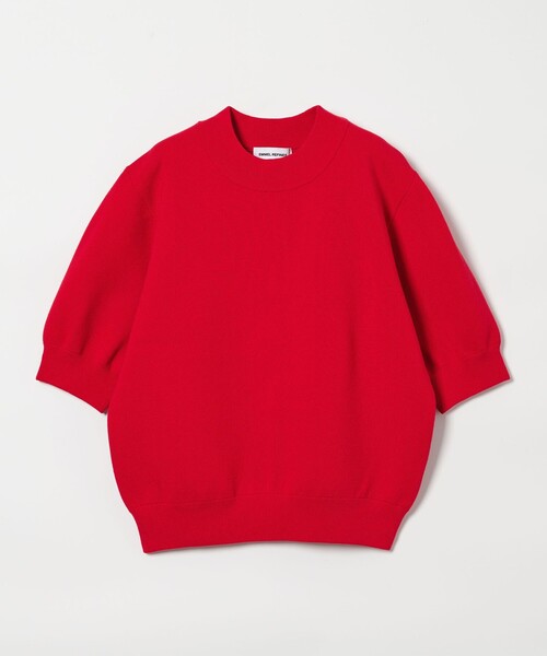 EMMEL REFINES（エメルリファインズ）の「＜EMMEL REFINES＞EM ミラノリブ パフスリーブ ニットプルオーバー（ニット/セーター・レディース・ブラウン/レッド/オレンジ・FREE）」の22枚目の写真