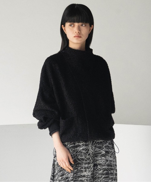 mintdesigns（ミントデザインズ）の「FEATHER LACE BLOUSON（ブルゾン・レディース・ブラック/ホワイト・ONESIZE）」の2枚目の写真