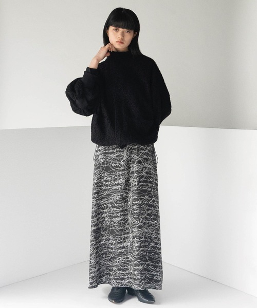 mintdesigns（ミントデザインズ）の「FEATHER LACE BLOUSON（ブルゾン・レディース・ブラック/ホワイト・ONESIZE）」の5枚目の写真