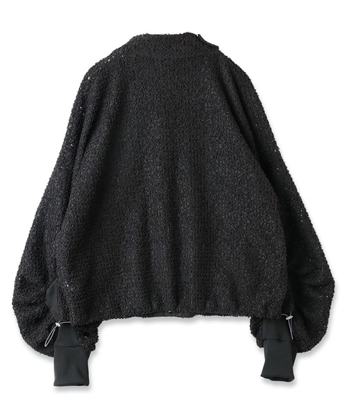 mintdesigns（ミントデザインズ）の「FEATHER LACE BLOUSON（ブルゾン・レディース・ブラック/ホワイト・ONESIZE）」の13枚目の写真