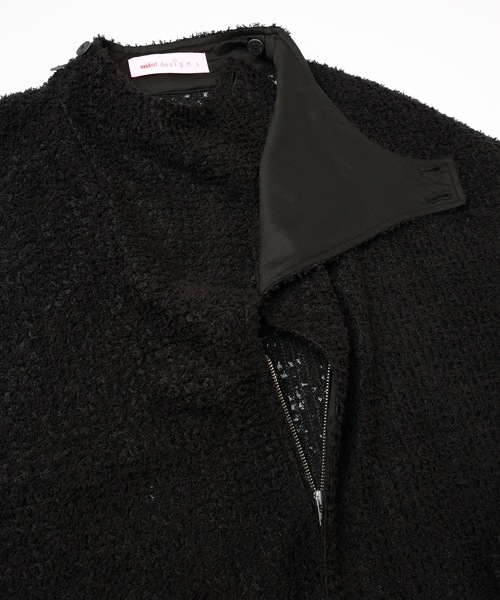 mintdesigns（ミントデザインズ）の「FEATHER LACE BLOUSON（ブルゾン・レディース・ブラック/ホワイト・ONESIZE）」の16枚目の写真