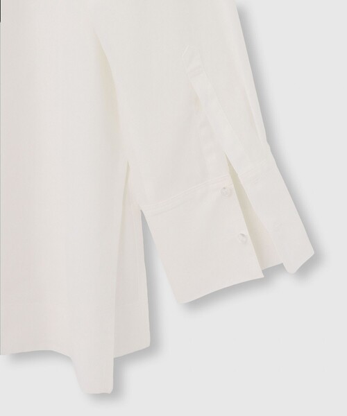 allureville（アルアバイル）の「ダンガリーバンドカラーシャツ（シャツ/ブラウス・レディース・オフホワイト/ブラック/オレンジ・2）」の12枚目の写真