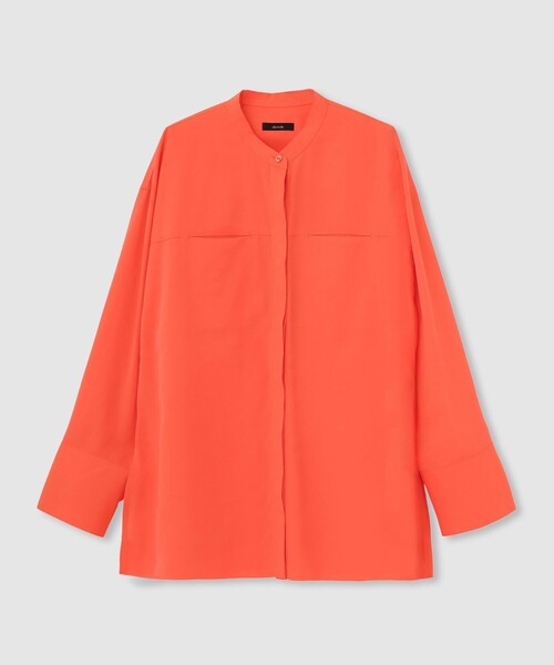 allureville（アルアバイル）の「ダンガリーバンドカラーシャツ（シャツ/ブラウス・レディース・オフホワイト/ブラック/オレンジ・2）」の18枚目の写真