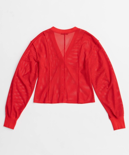 MAISON SPECIAL(メゾンスペシャル)の「Mesh Cardigan/メッシュカーディガン(カーディガン/ボレロ・レディース・ホワイト/ブラック/レッド・FREE)」の17枚目の写真