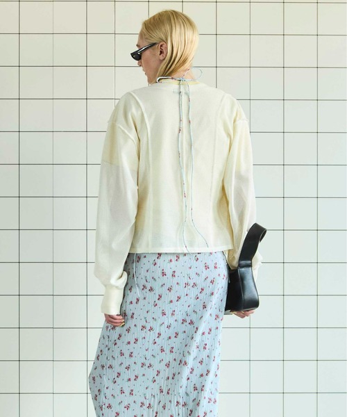 Mesh Cardigan/メッシュカーディガン【MAISON SPECIAL/メゾン