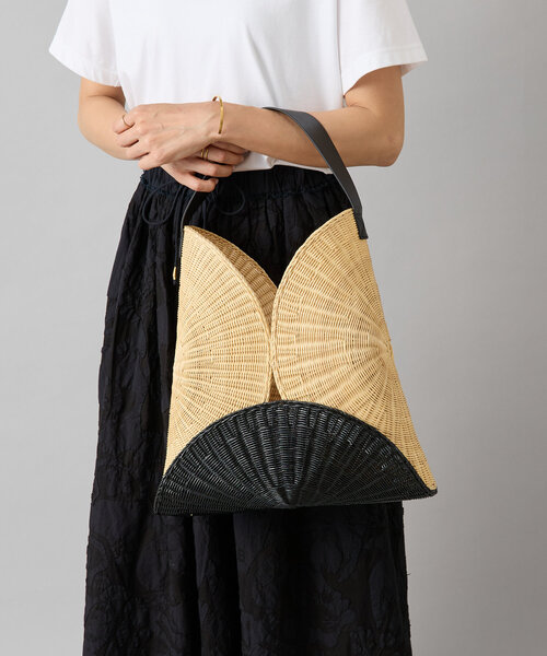 BEARDSLEY（ビアズリー）の「ラタンサークルバッグ（かごバッグ・レディース・サンドベージュ・FREE）」の3枚目の写真