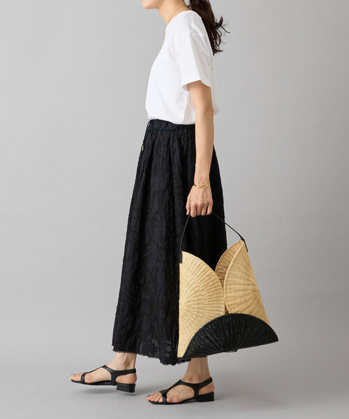 BEARDSLEY（ビアズリー）の「ラタンサークルバッグ（かごバッグ・レディース・サンドベージュ・FREE）」の4枚目の写真