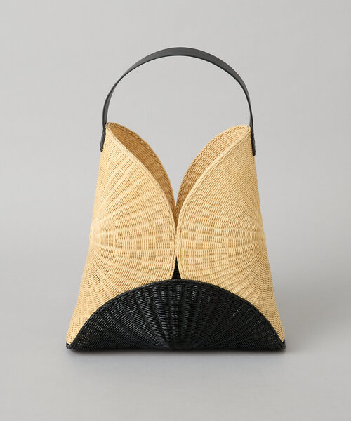 BEARDSLEY（ビアズリー）の「ラタンサークルバッグ（かごバッグ・レディース・サンドベージュ・FREE）」の5枚目の写真