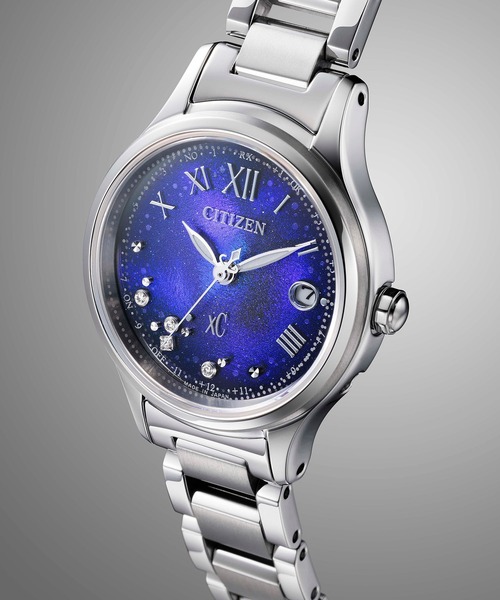 xC クロスシー CITIZENブランド横断企画 “UNITE with BLUE” 光発電エコ・ドライブ電波時計 限定モデル
