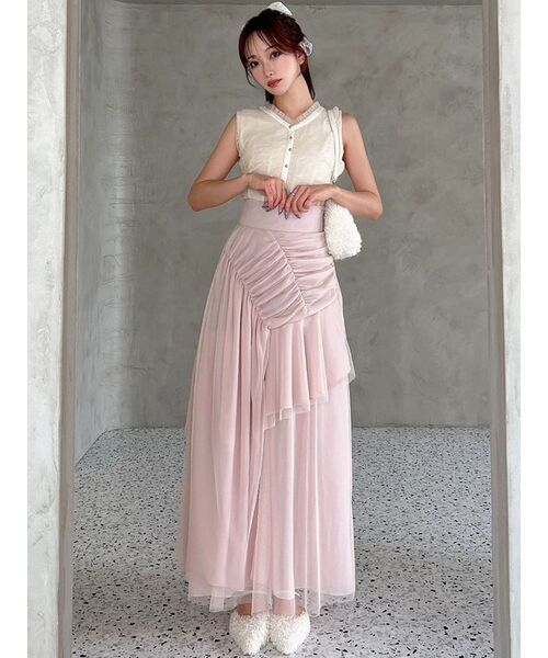 RESEXXY(リゼクシー)の「シャーリングボリュームトップス(その他トップス・レディース・アイボリー/ピンク/ブラック・FREE)」の11枚目の写真