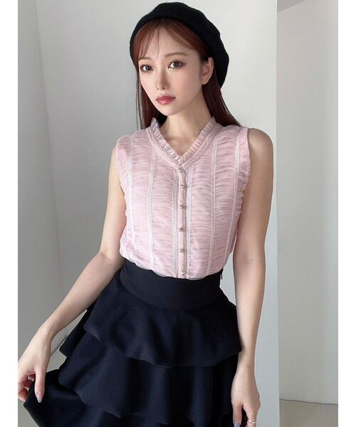 RESEXXY(リゼクシー)の「シャーリングボリュームトップス(その他トップス・レディース・アイボリー/ピンク/ブラック・FREE)」の13枚目の写真