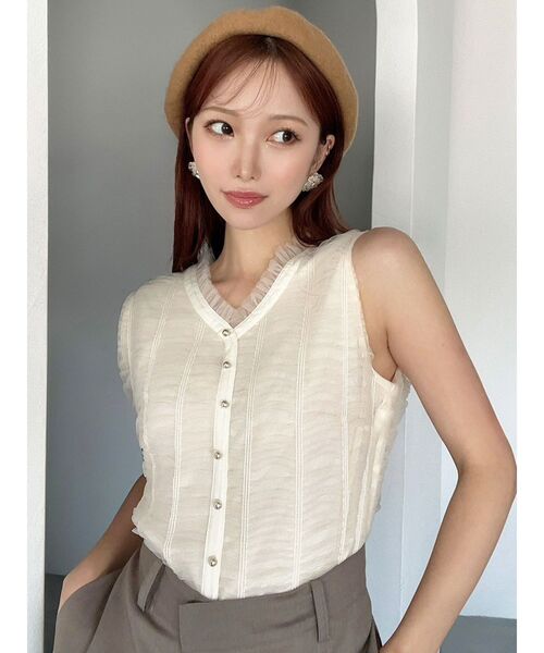 RESEXXY(リゼクシー)の「シャーリングボリュームトップス(その他トップス・レディース・アイボリー/ピンク/ブラック・FREE)」の16枚目の写真