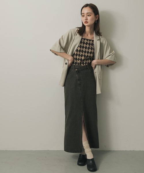 SENSE OF PLACE by URBAN RESEARCH(センスオブプレイスバイアーバンリサーチ)の「パターンダブルストラップキャミ(キャミソール・レディース・ブラック系その他/ブラウン系その他・ONE)」の12枚目の写真