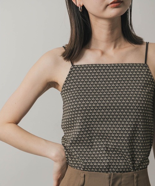 セール】パターンダブルストラップキャミ（キャミソール）｜SENSE OF