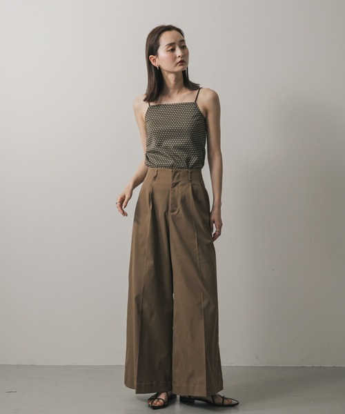 SENSE OF PLACE by URBAN RESEARCH(センスオブプレイスバイアーバンリサーチ)の「パターンダブルストラップキャミ(キャミソール・レディース・ブラック系その他/ブラウン系その他・ONE)」の20枚目の写真