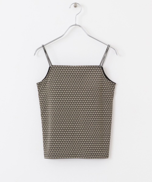 SENSE OF PLACE by URBAN RESEARCH(センスオブプレイスバイアーバンリサーチ)の「パターンダブルストラップキャミ(キャミソール・レディース・ブラック系その他/ブラウン系その他・ONE)」の22枚目の写真