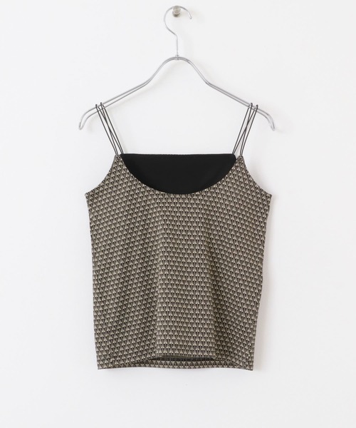 セール】パターンダブルストラップキャミ（キャミソール）｜SENSE OF