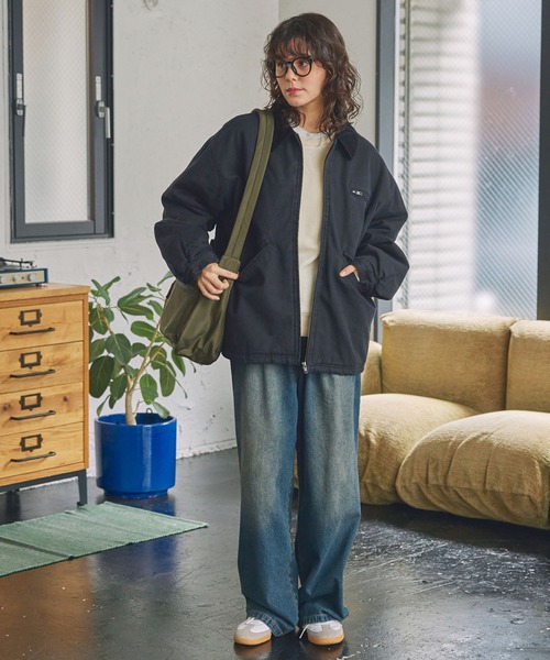 セール】ドロスト ヴィンテージライク 衿配色 中綿 デトロイト ダック