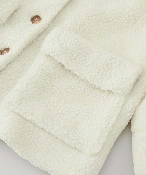 RANAN（ラナン）の「ステンカラーボアミドルコート（その他アウター・レディース・ブラック/アイボリー・LL/L/M）」の17枚目の写真