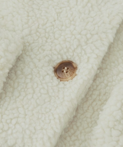 RANAN（ラナン）の「ステンカラーボアミドルコート（その他アウター・レディース・ブラック/アイボリー・LL/L/M）」の19枚目の写真