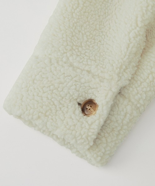 RANAN（ラナン）の「ステンカラーボアミドルコート（その他アウター・レディース・ブラック/アイボリー・LL/L/M）」の18枚目の写真