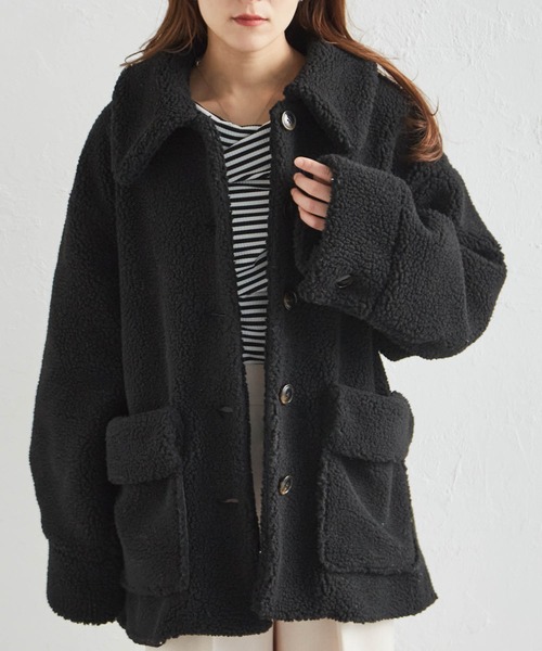 RANAN（ラナン）の「ステンカラーボアミドルコート（その他アウター