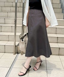 新品【NOLLEY'S 】グレー タイトスカート NOLLEY'S Sophi（ノーリーズソフィ）の「ウォッシャブルTRダブル