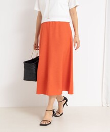 【オシャレ⭐NOLLEY'S】オレンジ　ボタン付きスカート　サイズ36 オシャレ⭐NOLLEY'S】オレンジ ボタン付きスカート サイズ36