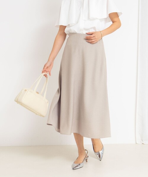 NOLLEY’S Sophi（ノーリーズソフィ）の「ウォッシャブル麻調フレアスカート（スカート・レディース・オレンジ/チャコールグレー/グレイッシュベージュ・38/36）」の20枚目の写真