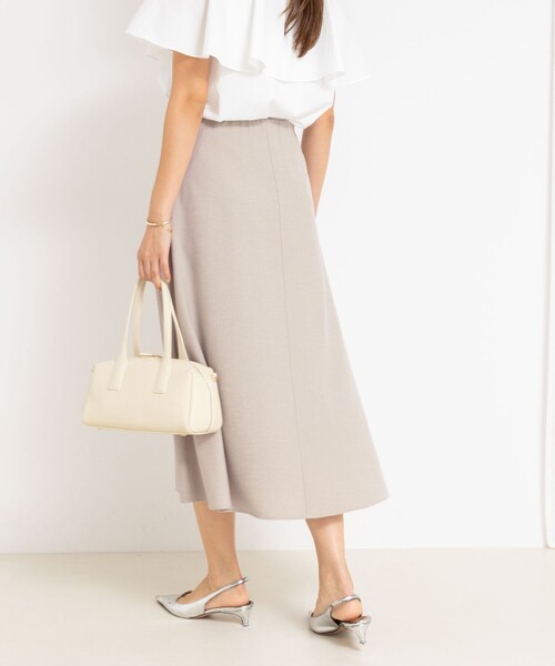 NOLLEY’S Sophi（ノーリーズソフィ）の「ウォッシャブル麻調フレアスカート（スカート・レディース・オレンジ/チャコールグレー/グレイッシュベージュ・38/36）」の21枚目の写真