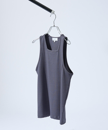 ABAHOUSE（アバハウス）の「【スクエアネック】ストレッチ テレコ タンクトップ（タンクトップ・メンズ）」