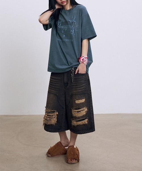 F.ILLUMINATE（フィルミネイト）の「【UNISEX】Filluminate／Zodiac T（Tシャツ/カットソー・レディース・ネイビー/チャコール・MEDIUM/LARGE/SMALL）」の12枚目の写真