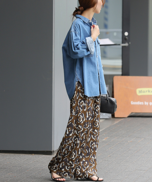 JOURNAL STANDARD relume（ジャーナルスタンダード　レリューム）の「レオパードプリントパンツ（その他パンツ・レディース・ブラウン/ボルドー・FREE）」の8枚目の写真