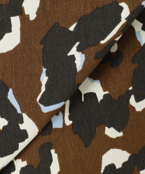 JOURNAL STANDARD relume（ジャーナルスタンダード　レリューム）の「レオパードプリントパンツ（その他パンツ・レディース・ブラウン/ボルドー・FREE）」の3枚目の写真