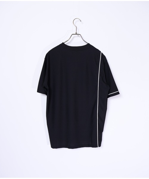 MMMM（エムエムエムエム）の「MMMM/スーパークールストレッチパイピングTee（Tシャツ/カットソー・メンズ・チャコール/ブラック・LARGE/X-LARGE/MEDIUM）」の8枚目の写真