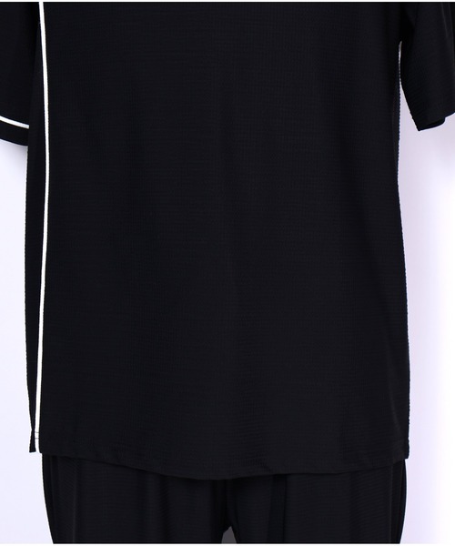 MMMM（エムエムエムエム）の「MMMM/スーパークールストレッチパイピングTee（Tシャツ/カットソー・メンズ・チャコール/ブラック・LARGE/X-LARGE/MEDIUM）」の5枚目の写真