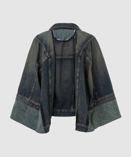 【美品】Rabintage デニムブルゾン ADAM ET ROPÉ FEMME(アダム エ ロペ ファム) / 【WEB限定