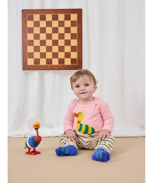 BOBO CHOSES（ボボショーズ）の「Bobo Choses Striped leggings（レギンス/スパッツ・キッズ・マルチ・18MONTH/12MONTH/24MONTH/3MONTH/6MONTH）」の3枚目の写真