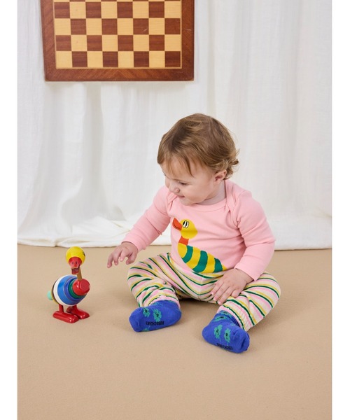 BOBO CHOSES（ボボショーズ）の「Bobo Choses Striped leggings（レギンス/スパッツ・キッズ・マルチ・18MONTH/12MONTH/24MONTH/3MONTH/6MONTH）」の4枚目の写真