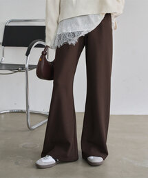 KOBE LETTUCE（コウベレタス）の「[ 選べる4サイズ ] 錯覚美脚ストレッチワイドパンツ（その他パンツ）」