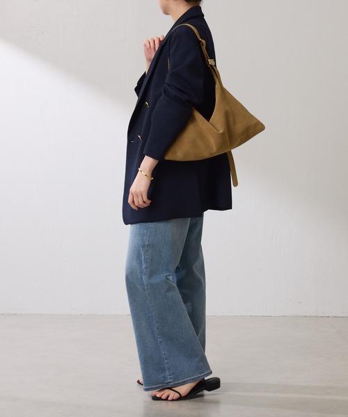 PAPILLONNER（パピヨネ）の「スリムレザーショルダーバッグ（ショルダーバッグ・レディース・ベージュ/ブラック・FREE）」の5枚目の写真