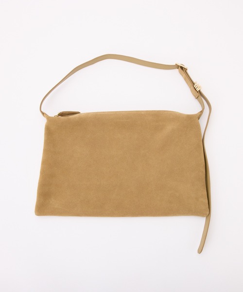 PAPILLONNER（パピヨネ）の「スリムレザーショルダーバッグ（ショルダーバッグ・レディース・ベージュ/ブラック・FREE）」の9枚目の写真