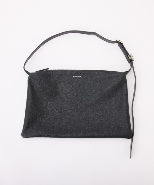 PAPILLONNER（パピヨネ）の「スリムレザーショルダーバッグ（ショルダーバッグ・レディース・ベージュ/ブラック・FREE）」の10枚目の写真