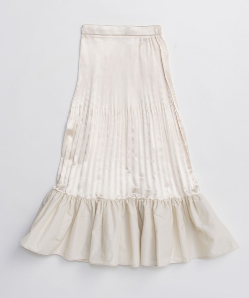 PRANK PROJECT（プランクプロジェクト）の「プリーツスカート / Pleated Skirt（スカート・レディース・ブラック/アイボリー・36/38）」の9枚目の写真