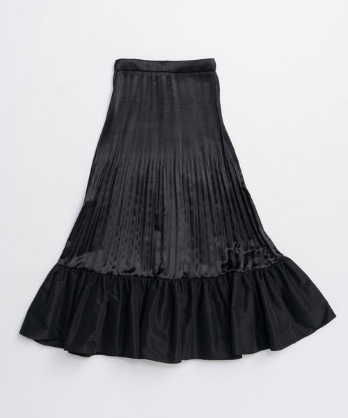 PRANK PROJECT（プランクプロジェクト）の「プリーツスカート / Pleated Skirt（スカート・レディース・ブラック/アイボリー・36/38）」の11枚目の写真