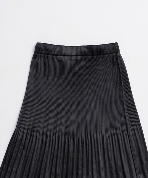 PRANK PROJECT（プランクプロジェクト）の「プリーツスカート / Pleated Skirt（スカート・レディース・ブラック/アイボリー・36/38）」の12枚目の写真