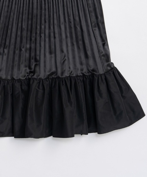 PRANK PROJECT（プランクプロジェクト）の「プリーツスカート / Pleated Skirt（スカート・レディース・ブラック/アイボリー・36/38）」の15枚目の写真