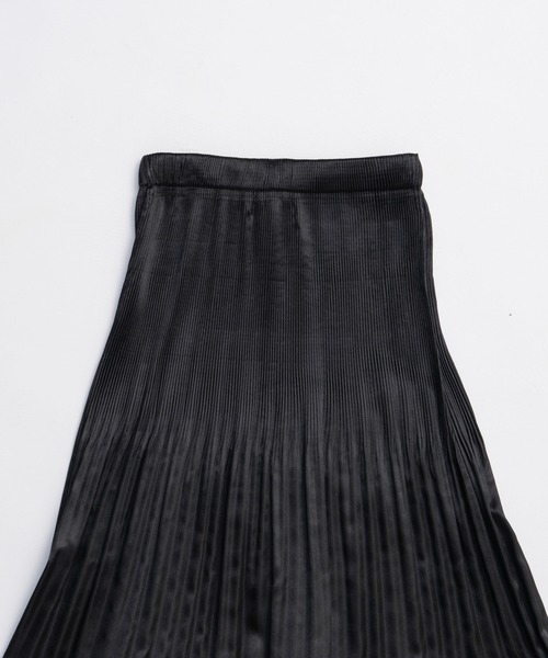 PRANK PROJECT（プランクプロジェクト）の「プリーツスカート / Pleated Skirt（スカート・レディース・ブラック/アイボリー・36/38）」の13枚目の写真