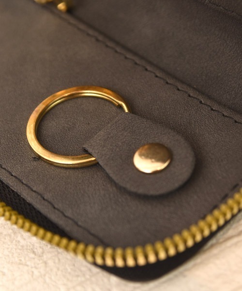 float】シンプル スクエア ゴールド キーチェーン カード スマートキー